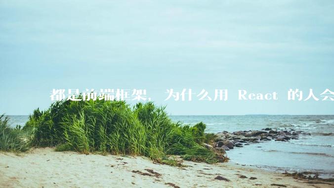 都是前端框架，为什么用 React 的人会有优越感？